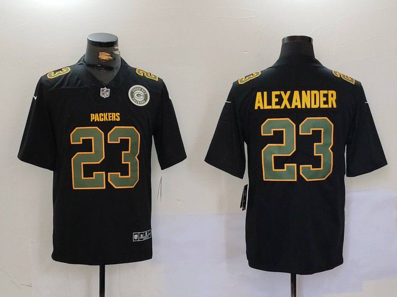 Men Green Bay Packers 23 Alexander Black 2024 Nike Limited NFL Jersey style 1